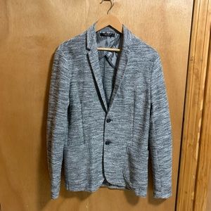Zara Knit blazer black and white Used sz Medium